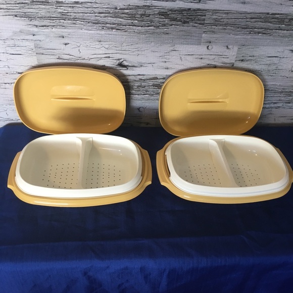 Vintage Tupperware Microwave Steamer/Serving Dish - Picture 4 of 7